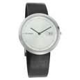 Titan Quartz Analog Silver Dial Leather Strap Watch for Men - image number 1