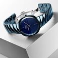 Titan Edge Squircle Quartz in Atlantic Blue with Glossy Ceramic Unisex Watch - image number 1