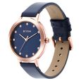Titan Memento Quartz Analog Blue Round Dial Blue Leather Strap Watch For Women - image number 2
