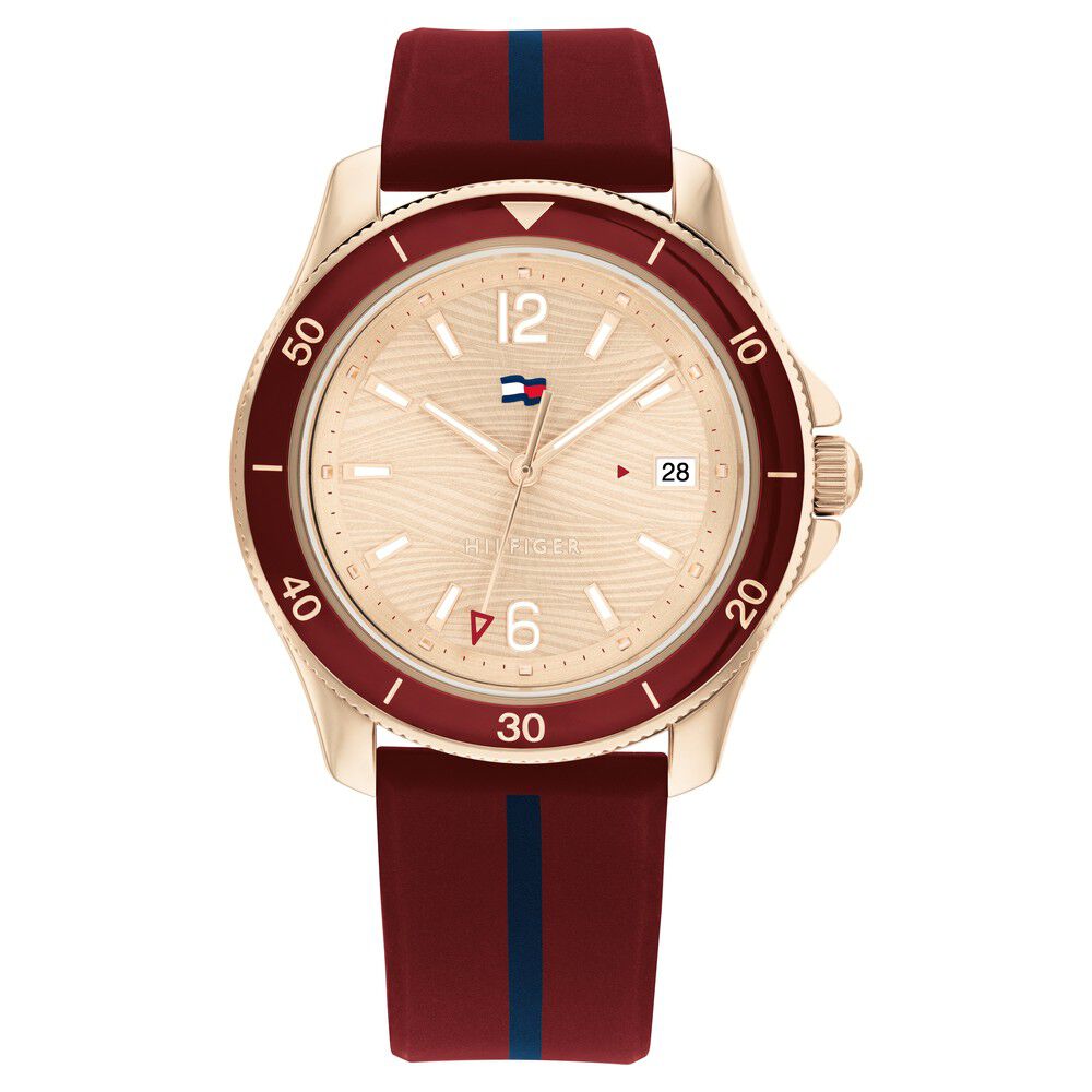 Gold watch tommy hilfiger hot sale