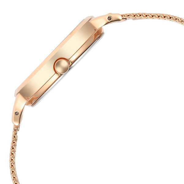 Titan Raga Power Pearls Quartz Analog Mother of Pearl Dial Rose Gold Metal Strap Watch For Women - image number 3