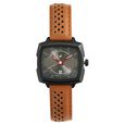 Fastrack Loopholes Quartz Analog with Date Grey Dial Leather Strap Watch for Girls - image number 0