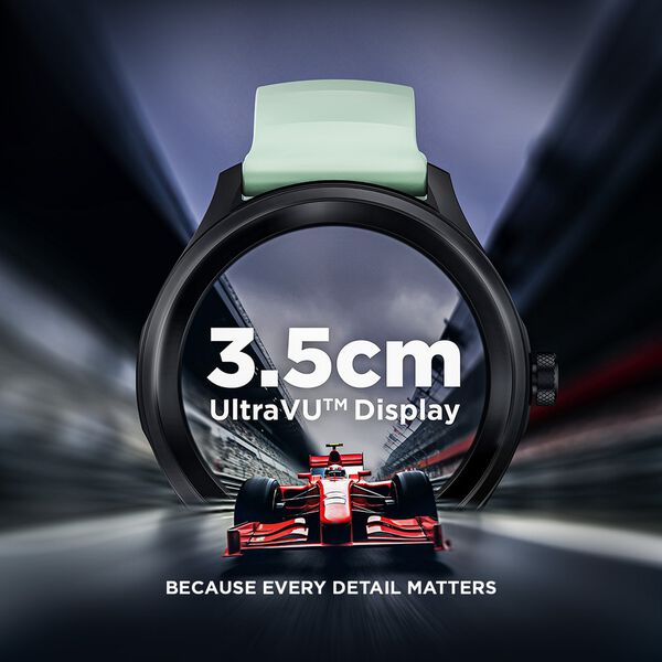 Fastrack VOX Pro Smartwatch 3.5CM Ultra Vu Display, Offline Voice Commands, Functional Crown, HRM, Multiple Menu Styles - image number 4
