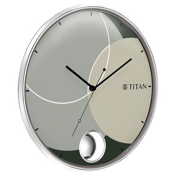 Titan's Modern Classic 35 cm Pendulum Clock: Silent, Clear, Timeless Elegance