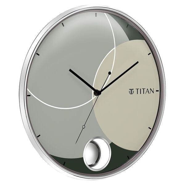 Titan's Modern Classic 35 cm Pendulum Clock: Silent, Clear, Timeless Elegance - image number 2