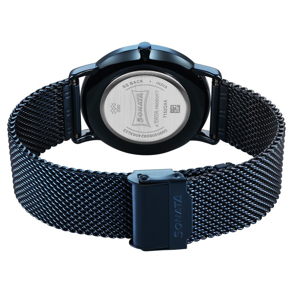 Sonata sleek blue dial shop