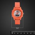 Zoop Ana-Digi Watch with Silver Dial & Orange Strap for Girls Kids, from House of Titan - image number 3