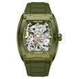 Police Men's Skeleton KL Rahul Edition Automatic Olive Silicone Strap Watch - image number 0