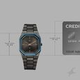 Vyb Pioneer By Fastrack Quartz Analog Grey Dial Grey Metal Strap Watch For Guys - image number 3