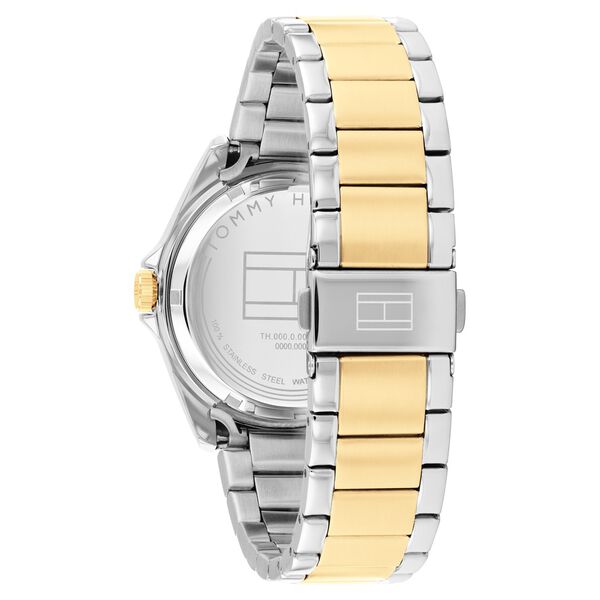 Tommy Hilfiger Automatic Automatic Green Dial Two Toned Stainless Steel Strap Watch For Men - image number 2