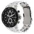 Titan Quartz Chronograph Black Dial Stainless Steel Strap Watch for Men - image number 1