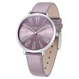 Kenneth Cole Quartz Analog Purple Dial Purple Leather Strap Watch for Women - image number 1