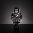 Sonata Poze Quartz Analog Black Dial Metal Strap Watch For Men - image number 0
