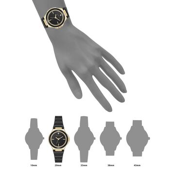 Anne Klein Quartz Analog Black Dial Ceramic Strap Watch For Women