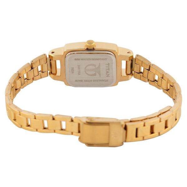 Titan Quartz Analog Silver Dial Stainless Steel Strap Watch for Women - image number 2
