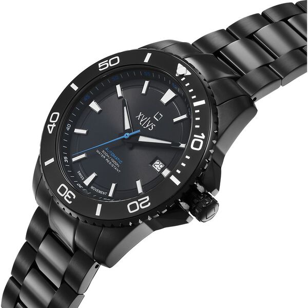 Xylys Automatic Analog with Date Black Dial Black Stainless Steel Strap Watch For Men - image number 1
