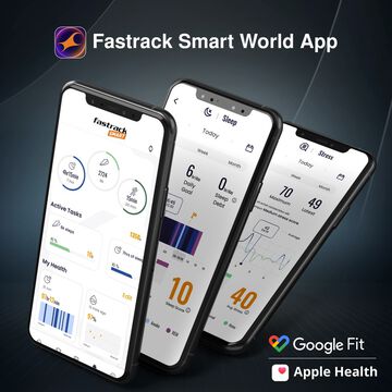 Fastrack Optimus 2 Pro 3.63 cm AMOLED, Advanced Blazing Fast UI, AOD, Metal Case, IP68, Working Crown Smartwatch