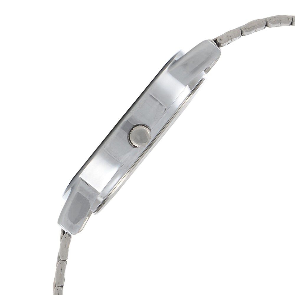 Buy Online Sonata Quartz Analog White Dial Stainless Steel Strap