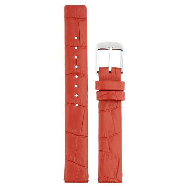 14 mm Red Genuine Leather Strap for Women - image number 0