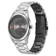 Fastrack Groove Quartz Analog Grey Dial Silver Stainless Steel Strap Watch For Guys - image number 2