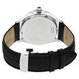 Xylys Swiss Analog with Date Black Leather Strap and Black Dial Watch For Men - image number 3