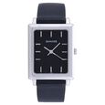 Sonata Quartz Analog Champagne Dial Leather Strap Watch for Men