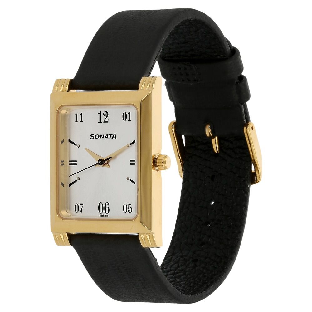 Sonata watch square top