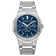 Cerruti 1881 Quartz Multifunction Blue Dial Silver Stainless Steel Strap Watch For Men - image number 0
