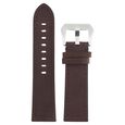 24 mm Brown Genuine Leather Straps for Men - image number 0
