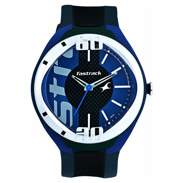 Fastrack Quartz Analog Bicolour Dial Plastic Strap Watch for Guys - image number 0