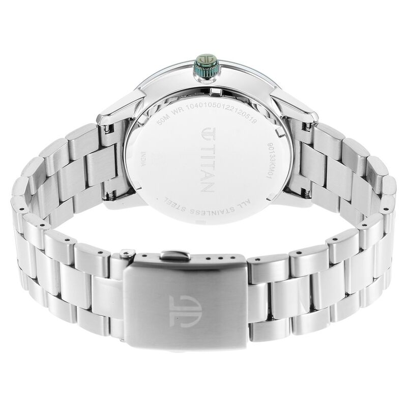 Titan Urban Magic Green Dial Quartz Multifunction Stainless Steel Strap watch for Men - image number 4