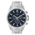 Xylys Swiss Chronograph Silver Stainless Steel Strap and Silver Dial Watch For Men