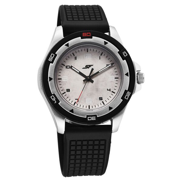 SF Sporty Analogs Quartz Analog Multicoloured Dial Black Plastic Strap Watch For Men - image number 0