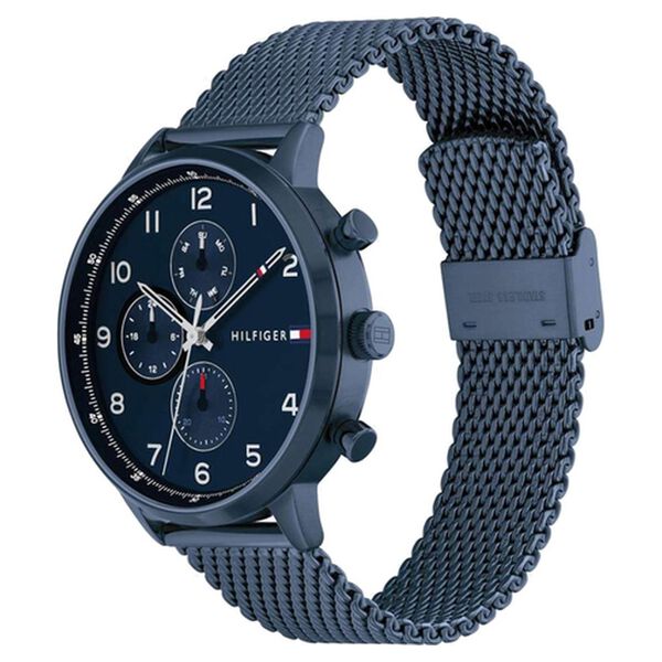 Tommy Hilfiger Quartz Multifunction Blue Dial Stainless Steel Strap Watch for Men - image number 1