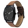 Fastrack Groove Quartz Analog Black Dial Guys Leather Watch - image number 4