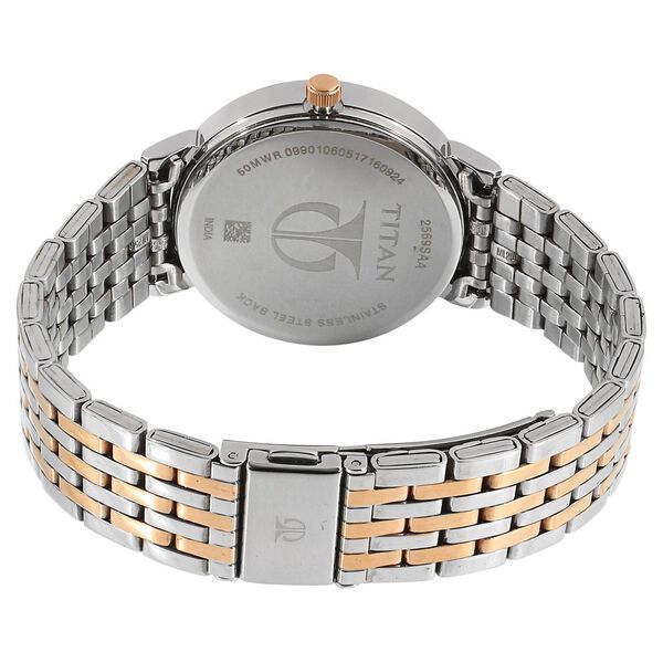 Titan Workwear Anthracite Dial Quartz Multifunction Stainless Steel Strap watch for Women - image number 3