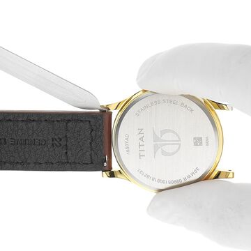 22 mm Brown Genuine Leather Straps for Men