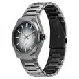 Vyb Orion By Fastrack Quartz Analog Grey Dial Grey Stainless Steel Strap Watch For Guys - image number 2