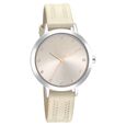 Titan Memento Beige Dial Analog Leather Strap Watch for Women - image number 1