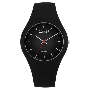 Zoop By Titan Pop Integrated Quartz Analog Black Dial Silicone Strap Watch for Kids
