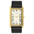 Titan Edge Quartz Analog White Dial Brown Leather Strap Watch For Men