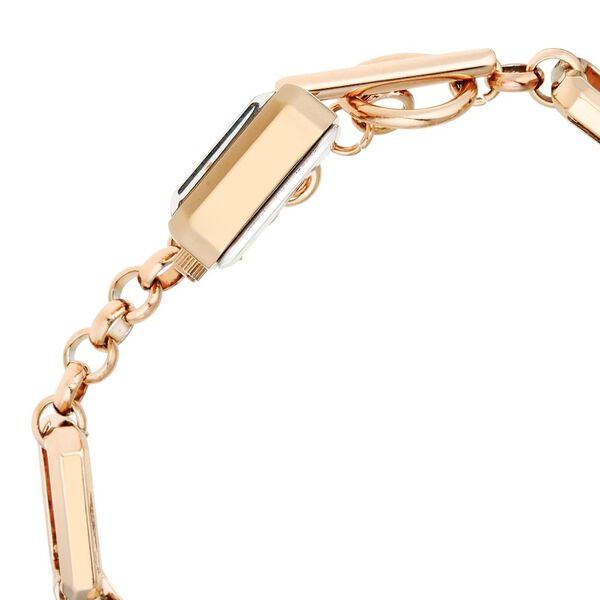 Vyb Siren By Fastrack Quartz Analog White Dial Rose Gold Metal Strap Watch For Girls - image number 9