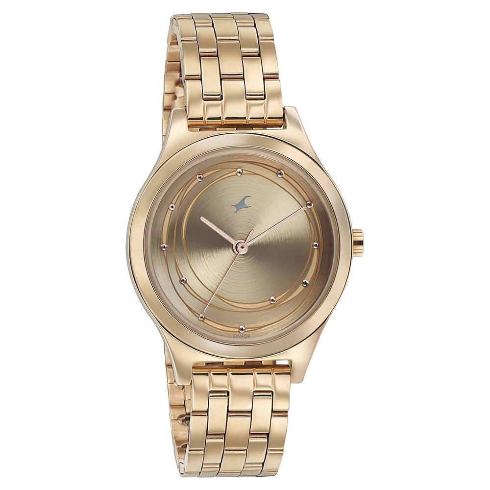 Fastrack gold cheap watches for ladies