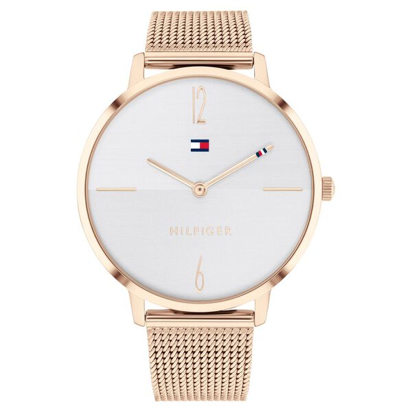 Tommy Hilfiger Quartz Analog Silver Dial Stainless Steel Strap Watch for Women - image number 0