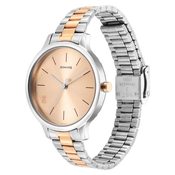 Sonata Play Rose Gold Dial Watch for Women - image number 1