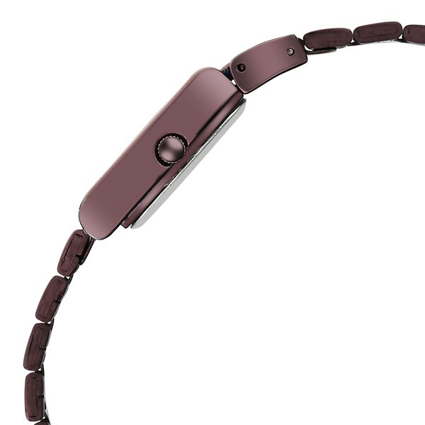 Vyb Muse By Fastrack Quartz Analog Brown Dial Brown Stainless Steel Strap Watch For Girls - image number 4