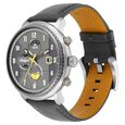 Titan Octane Aerobatics Anthracite Dial Chronograph Leather Strap Watch for Men - image number 2