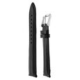 20 mm Black Genuine Leather Straps for Men - image number 2