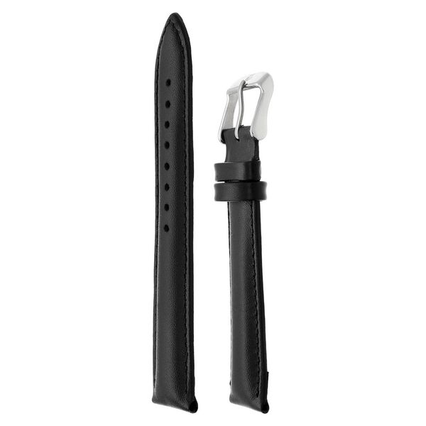 20 mm Black Genuine Leather Straps for Men - image number 2
