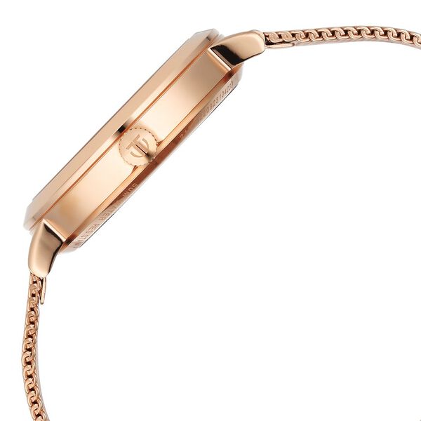 Titan Purple Abstract Quartz Analog Rose Gold Stainless Steel Strap for Women - image number 3